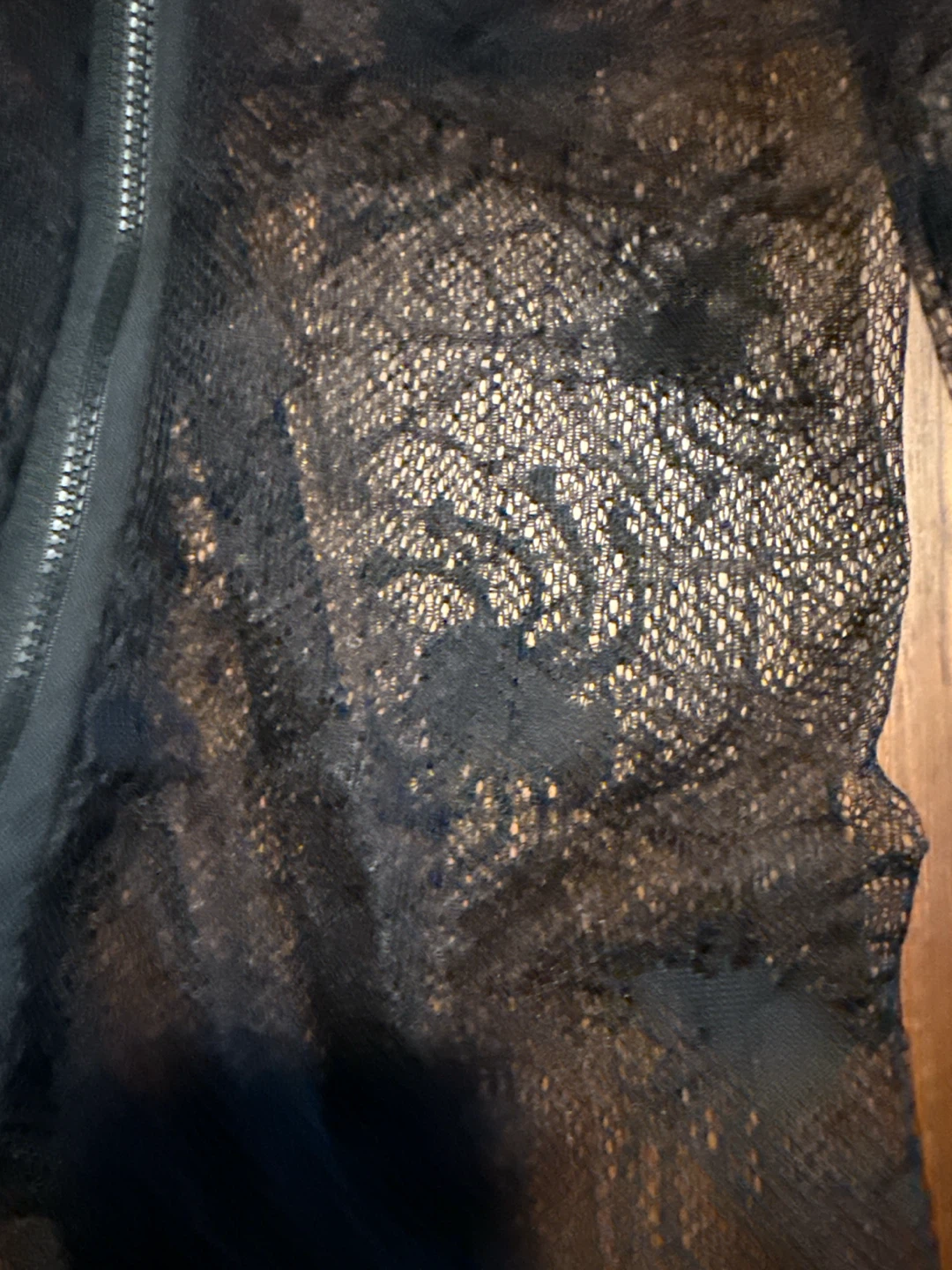 Black Lace Spiderweb Jumpsuit - photo 2
