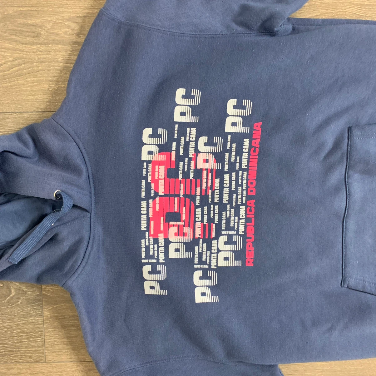 Punta Cana Republica Dominicana Navy Blue Hoodie - photo 4