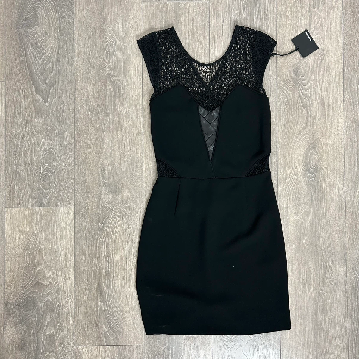 The Kooples Black Lace Mini Dress