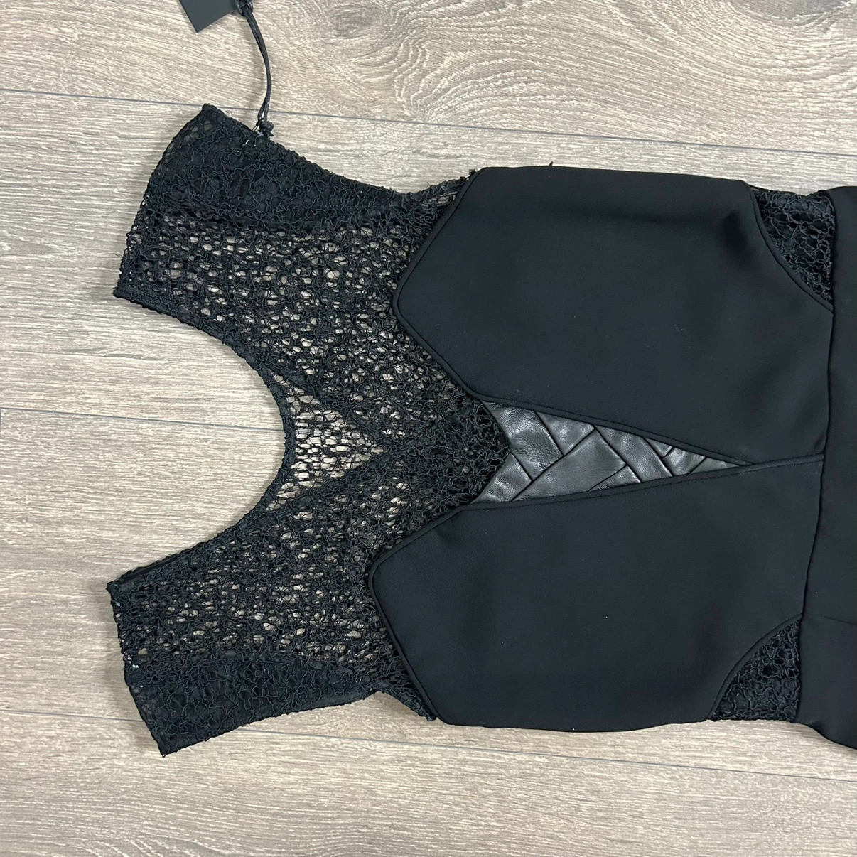 The Kooples Black Lace Mini Dress - photo 3