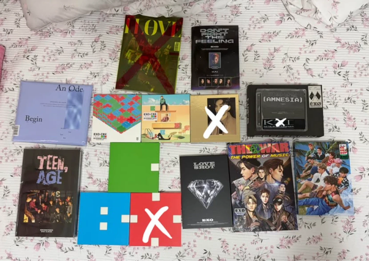 KPOP EXO SVT G-IDLE album (pricing below)
