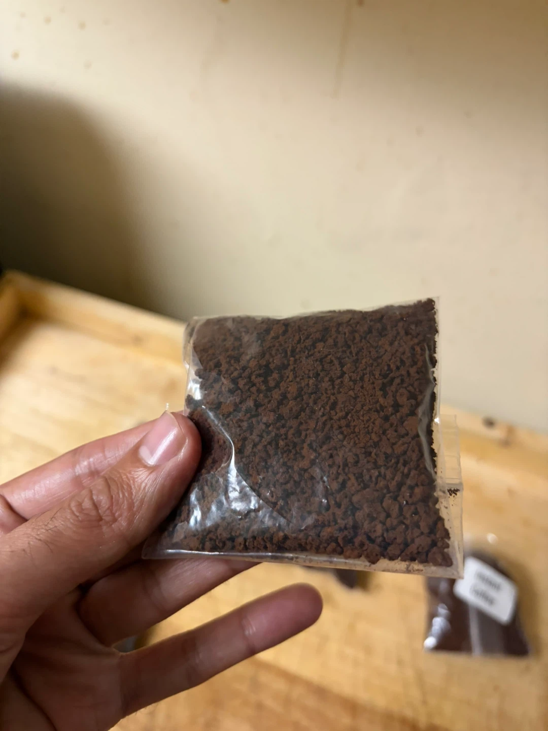 Five small bags of instant coffee - photo 2