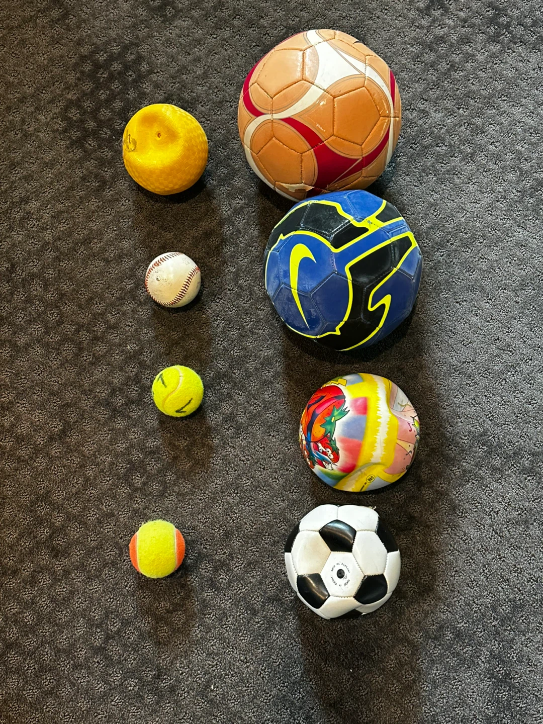 Assorted Sports Balls Collection