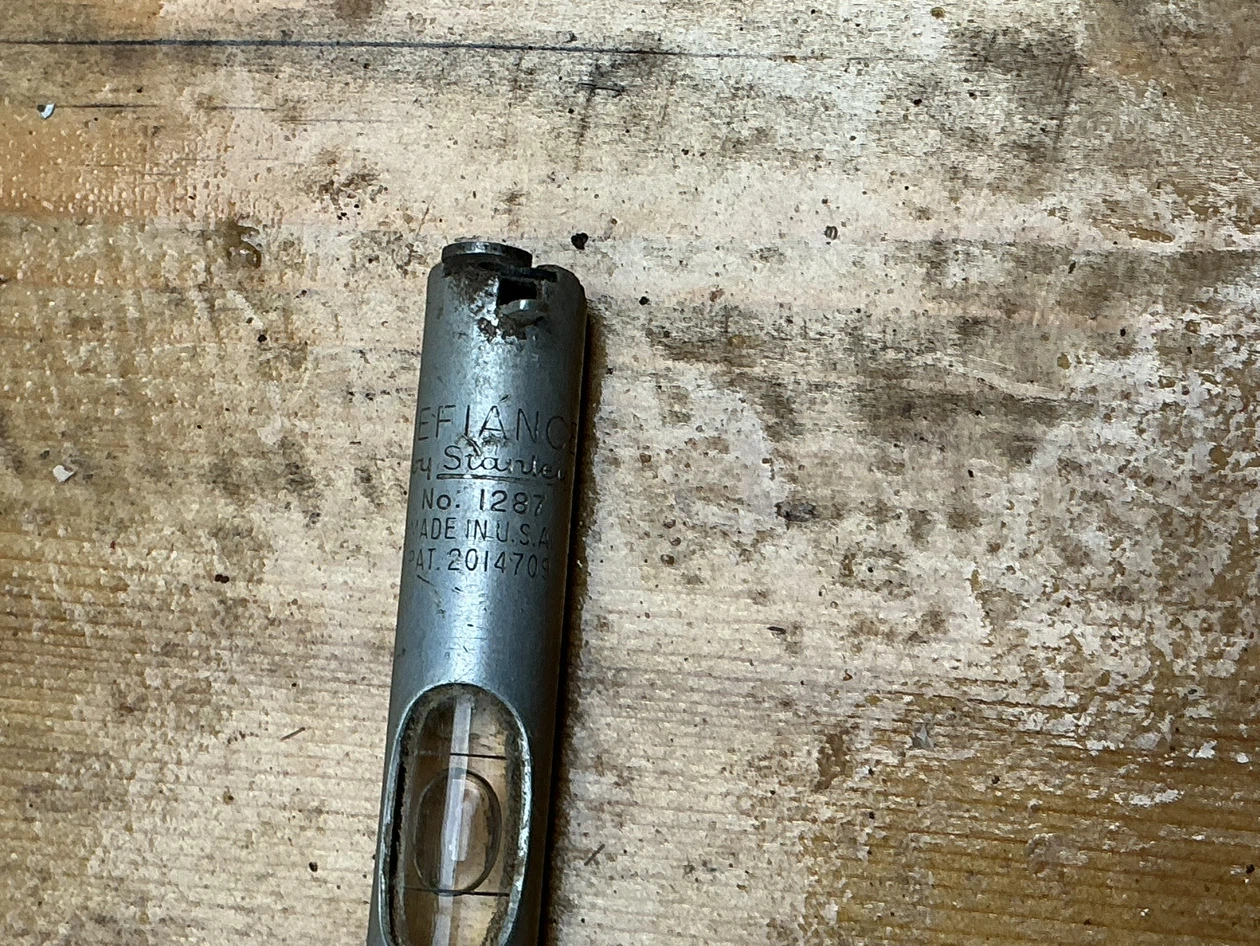 Vintage Defiance by Stanley Torpedo Pocket Line Level No. 1287 - photo 4