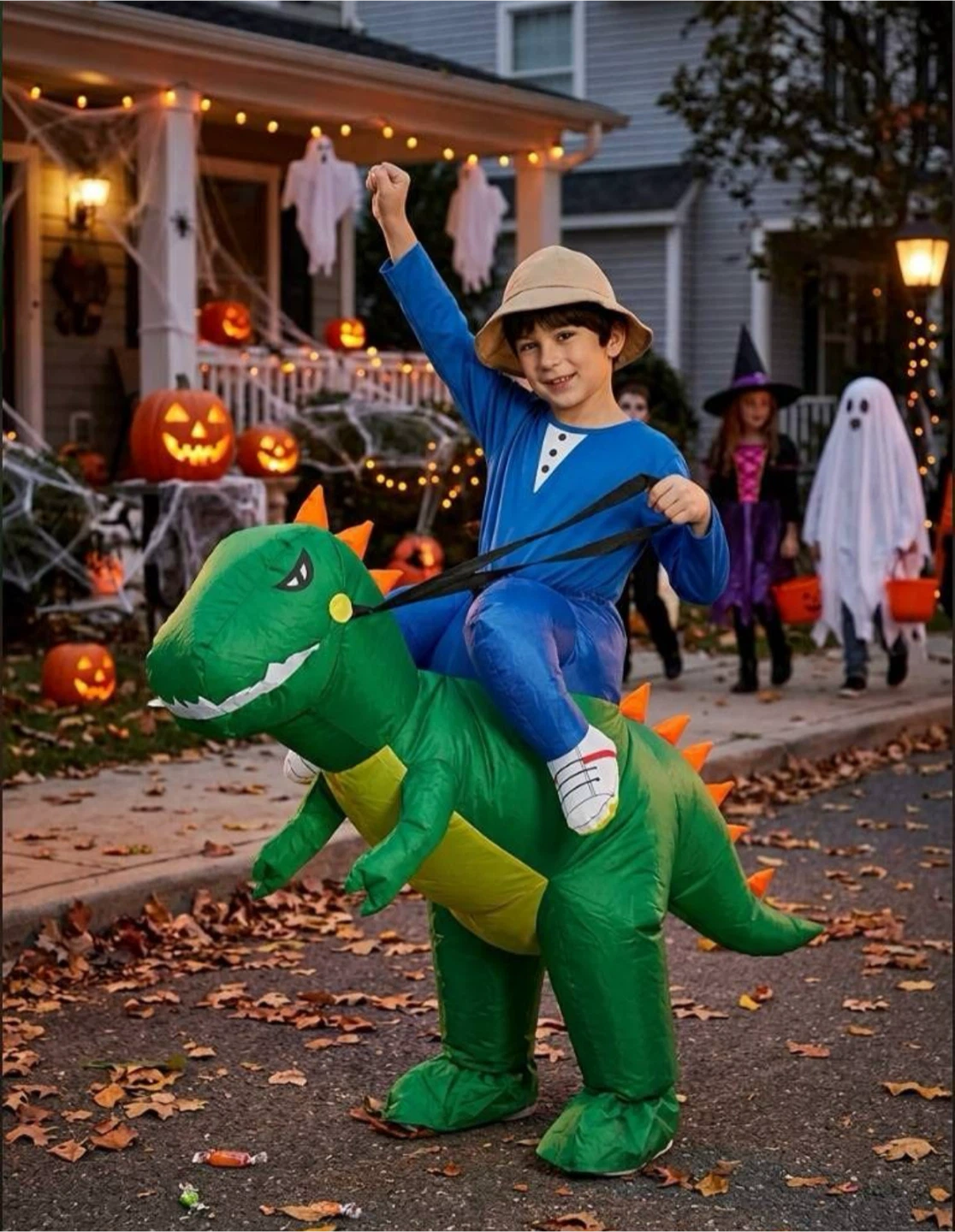 DreamHigh Inflatable Dinosaur Costume - Medium