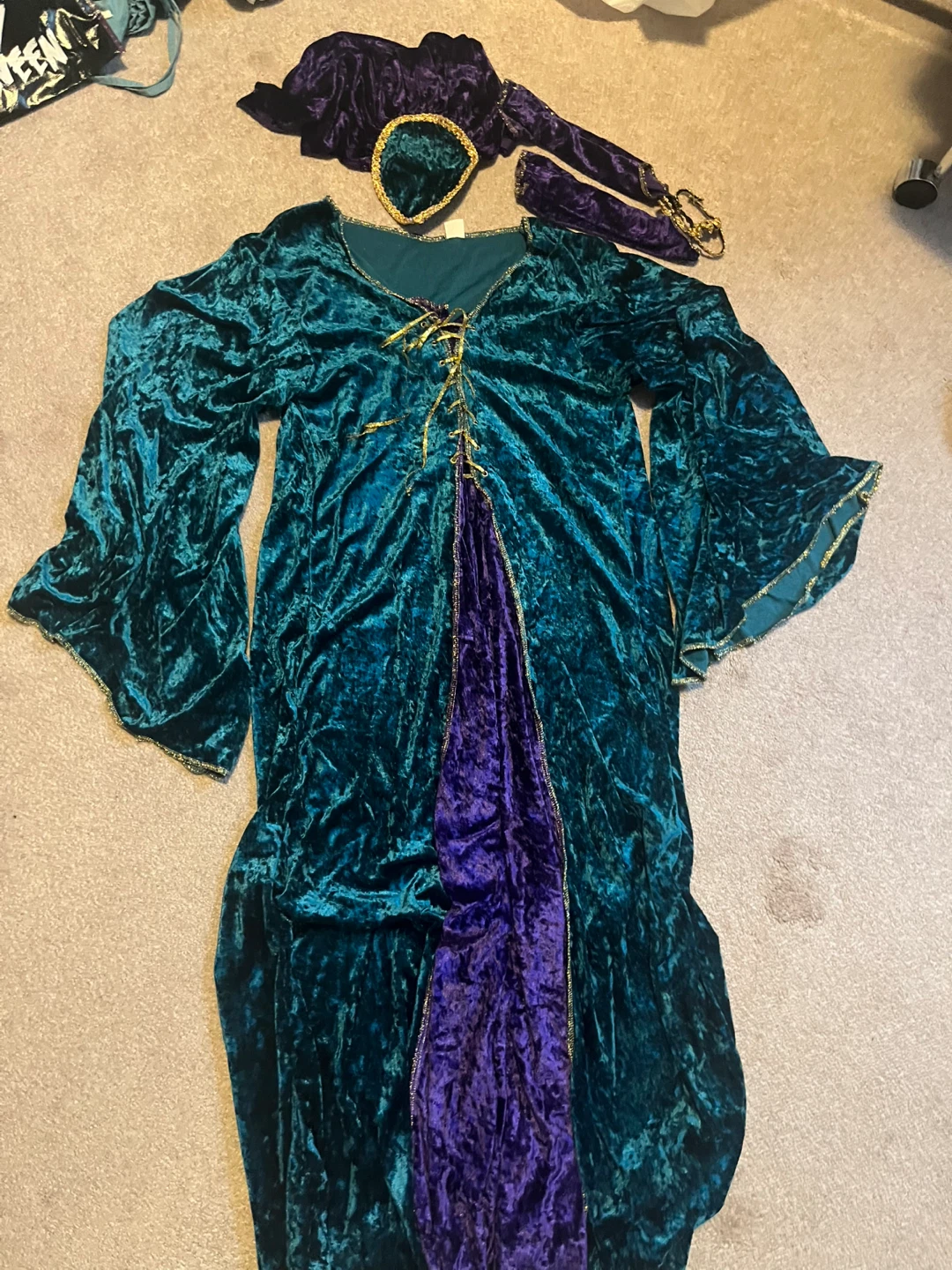Halloween 🎃 Adult Costume-Velvet Renaissance Style Set