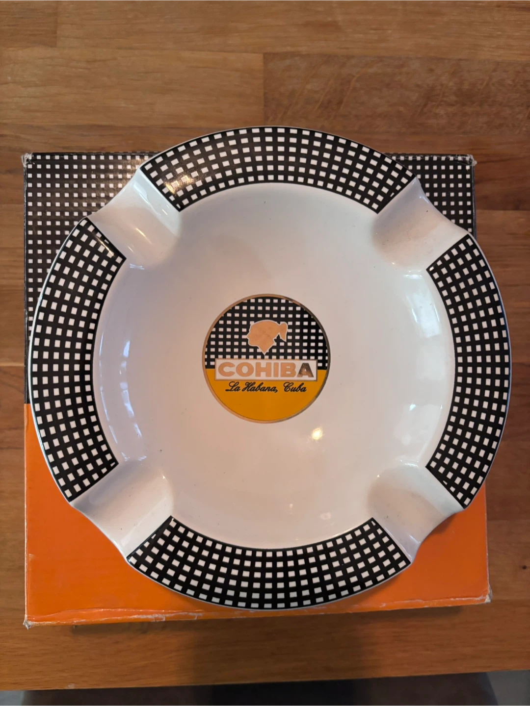 Authentic Cohiba Cigar Ashtray with Original Box