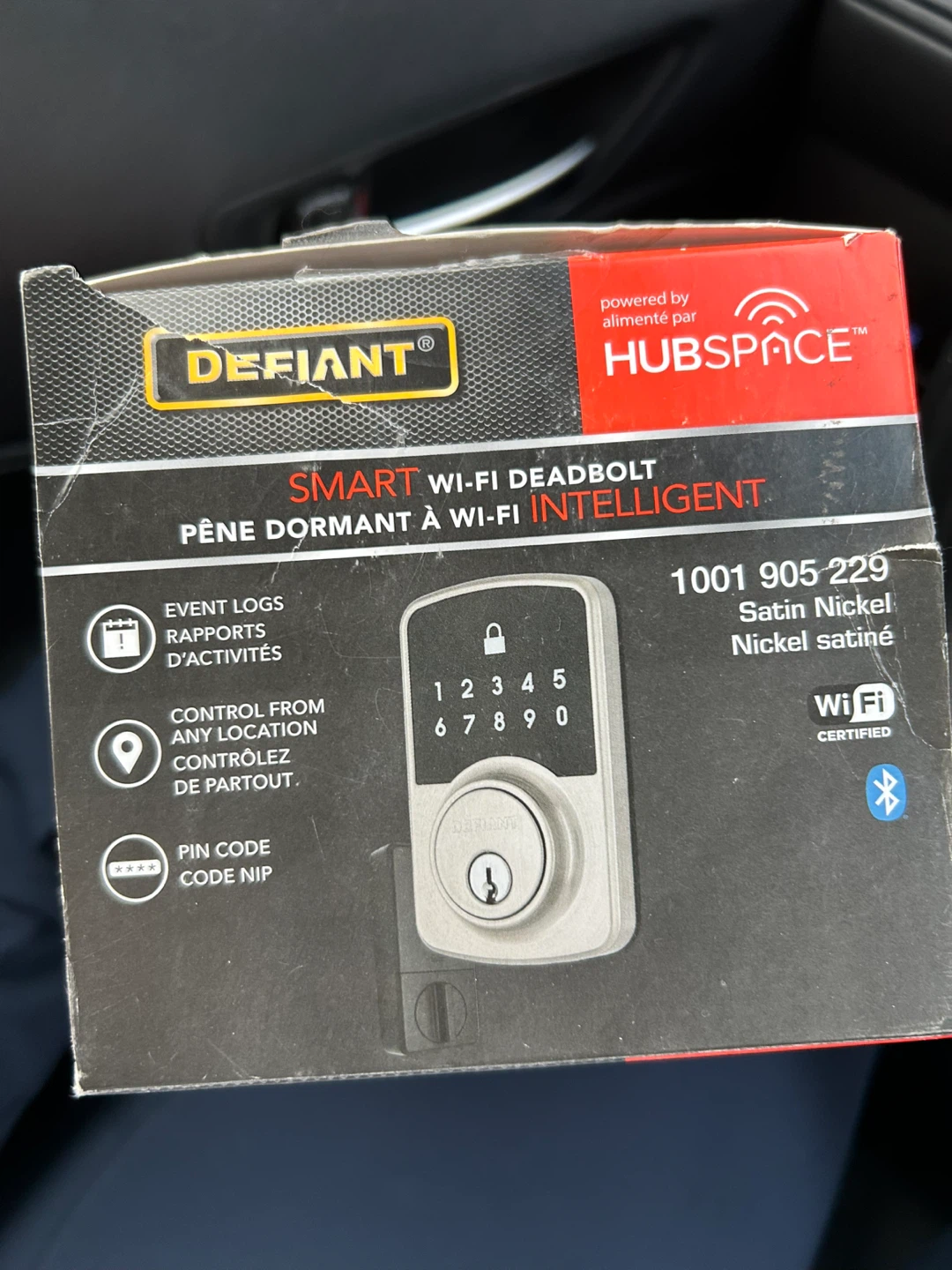 Defiant Smart Wi-Fi Deadbolt - Satin Nickel - photo 4