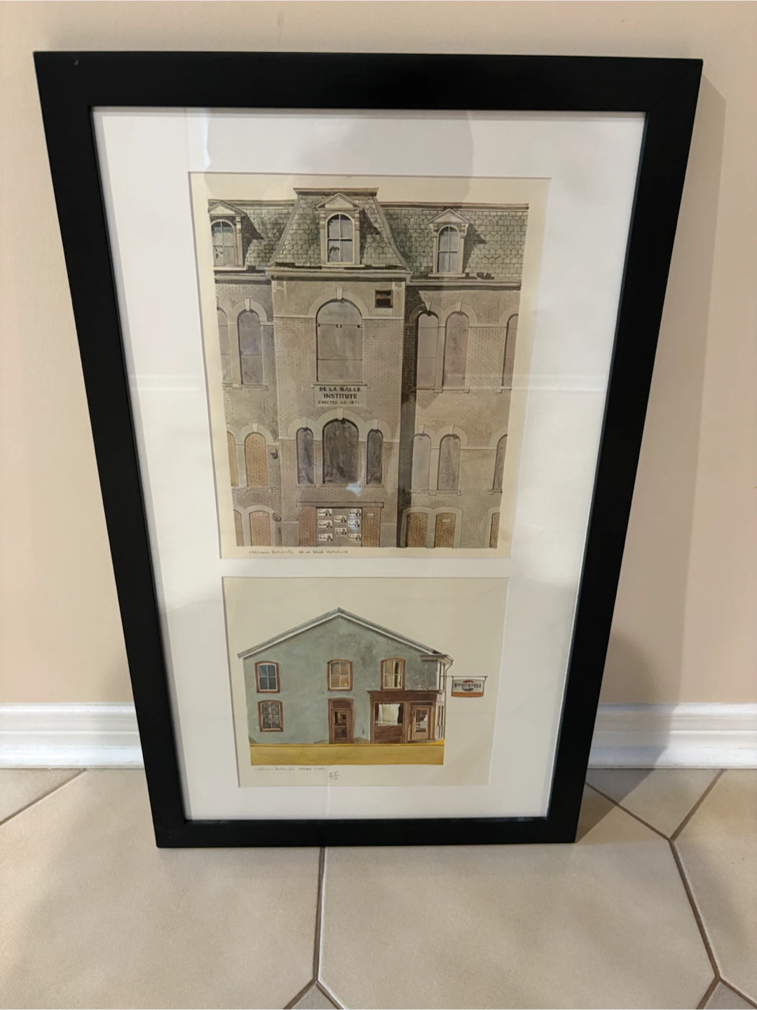 Paid $150! William Roberts TORONTO Framed Prints Set