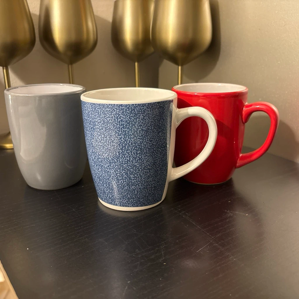 Set of 3 Ceramic Mugs