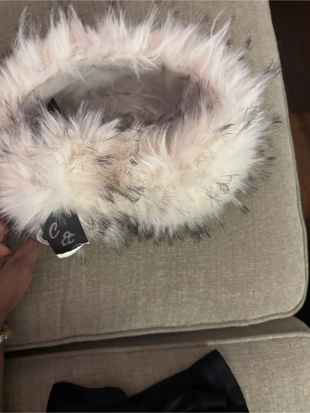 C&G Faux Fur Headband - photo 2