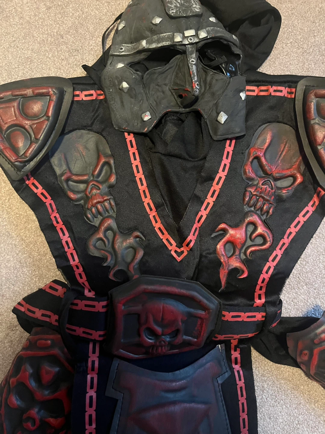 Halloween 🎃 Kids Skull Warrior Costume - photo 3