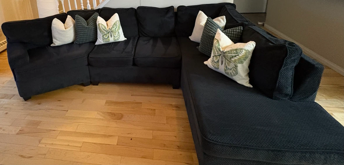 Navy Sectional Sofa - photo 2