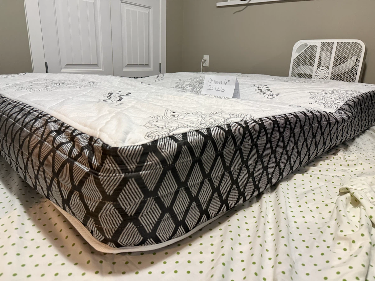 Free **BENT* Foam New Queen Size Mattress ONLY