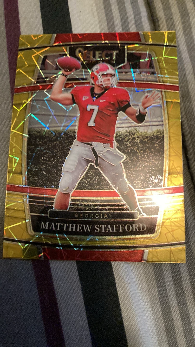2022 Panini Select Matthew Stafford Football Card