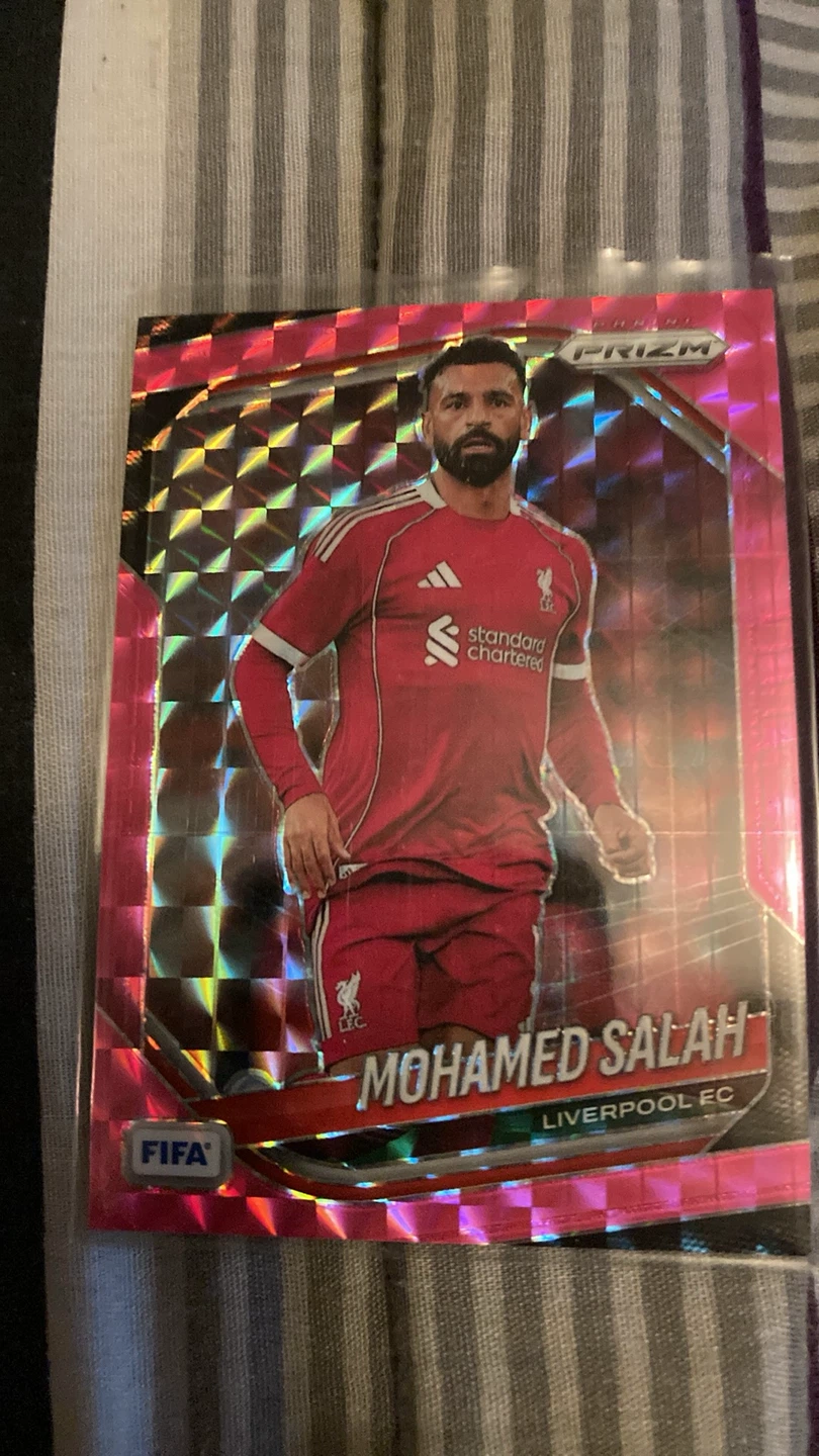 Mohamed Salah 2025-26 Panini Prizm Soccer Card