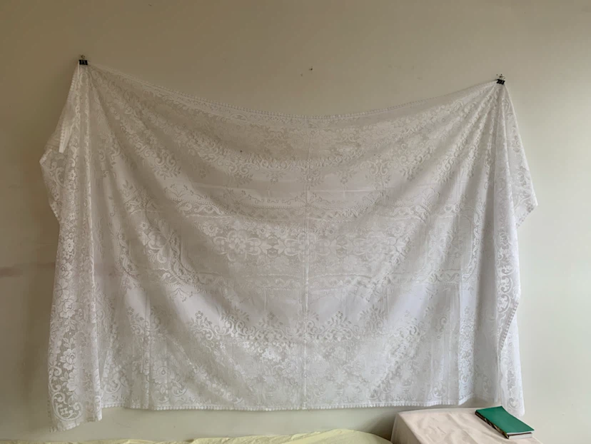 Brand new White Floral Lace Fabric/Tablecloth - photo 2