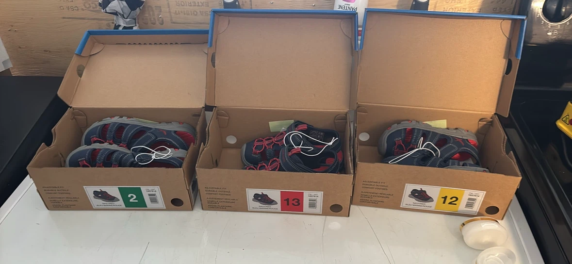 Kids Sport Sandals - Sizes 12, 13, 2 - photo 2