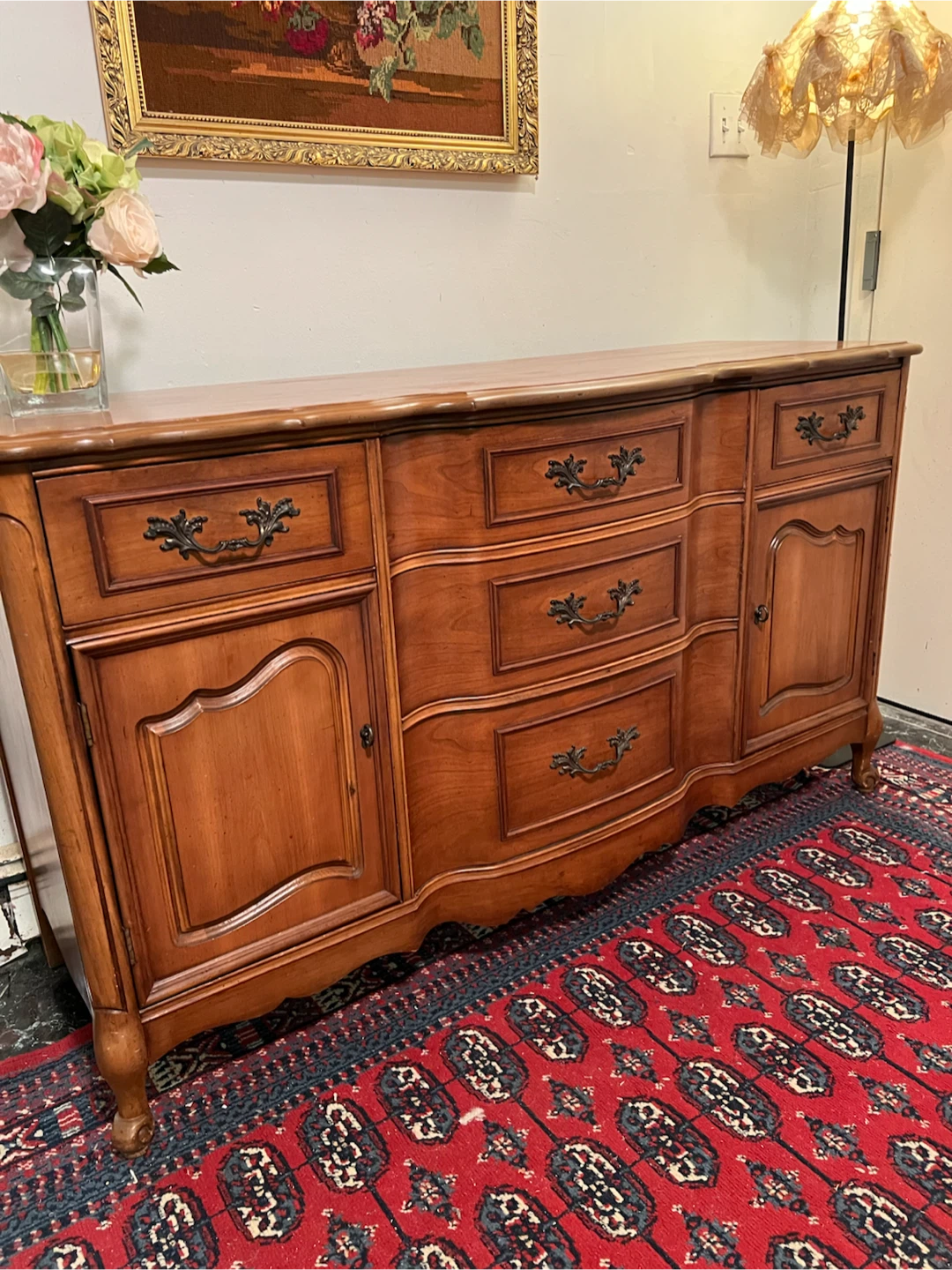 Vintage Cherry Wood Traditional Dresser - Delivery Extra - photo 3
