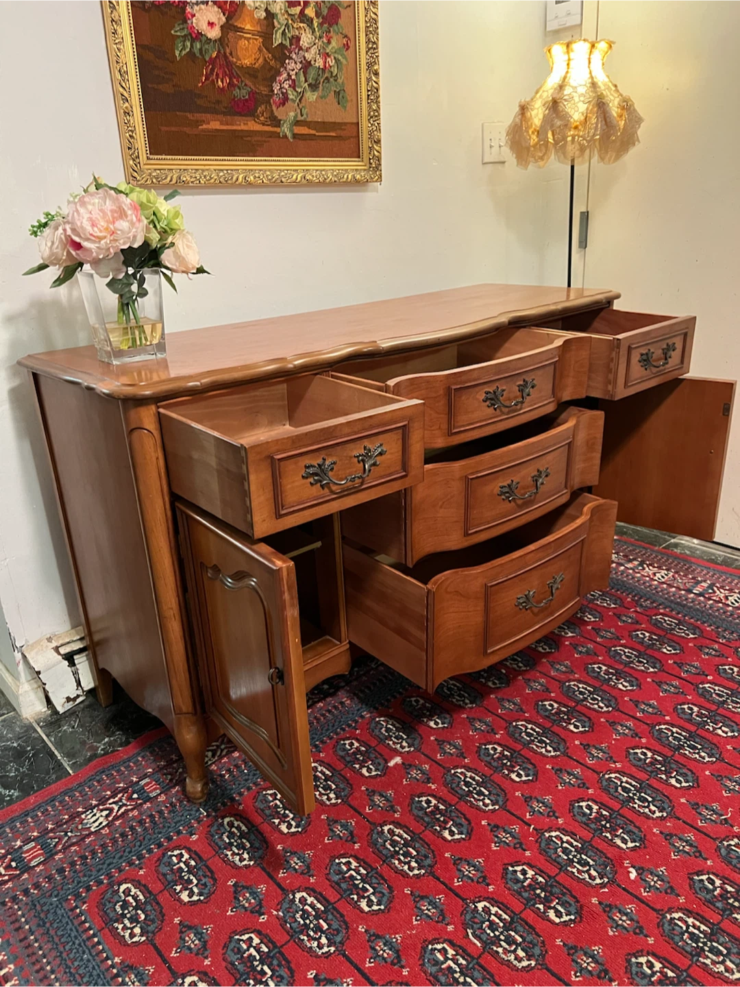 Vintage Cherry Wood Traditional Dresser - Delivery Extra - photo 4