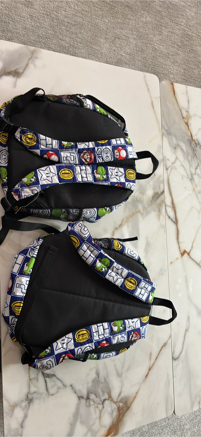 Two Super Mario Kids Backpacks - photo 2