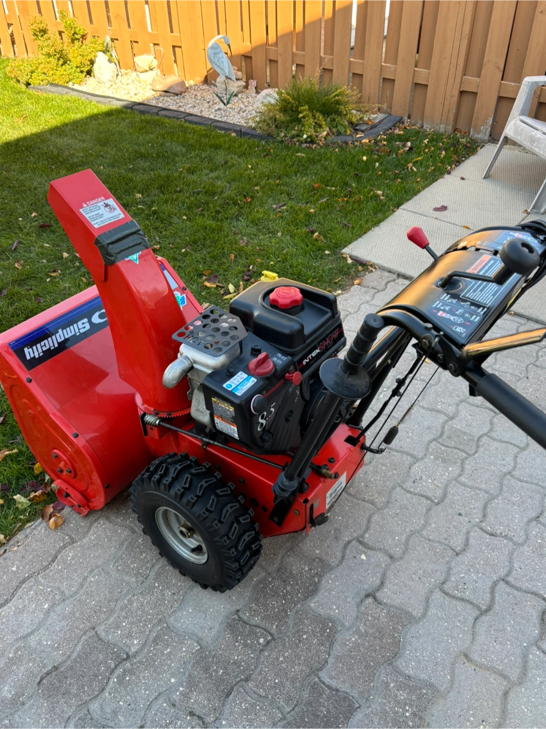 Simplicity 8.5 HP Snowblower - photo 2