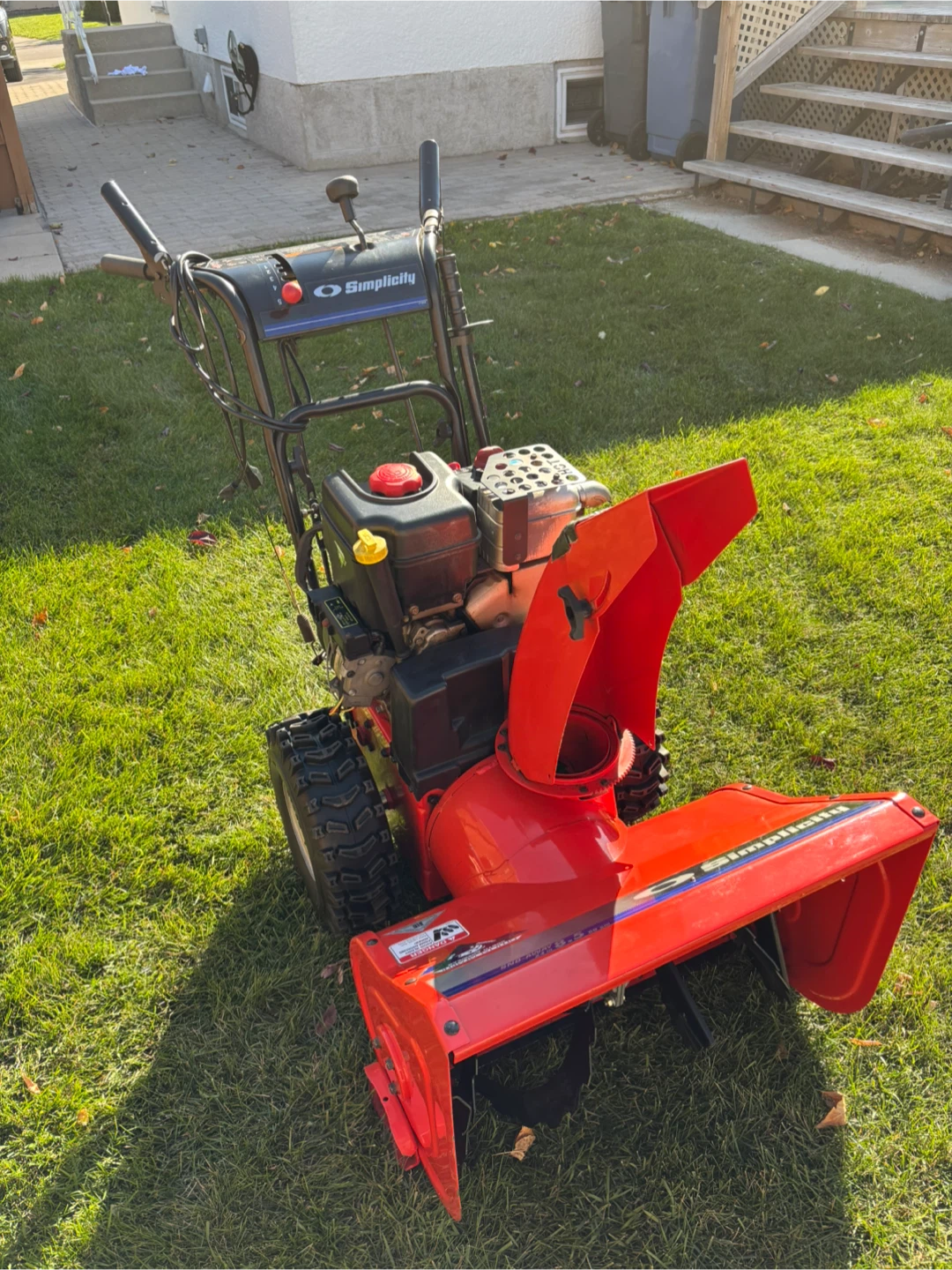 Simplicity 8.5 HP Snowblower - photo 3