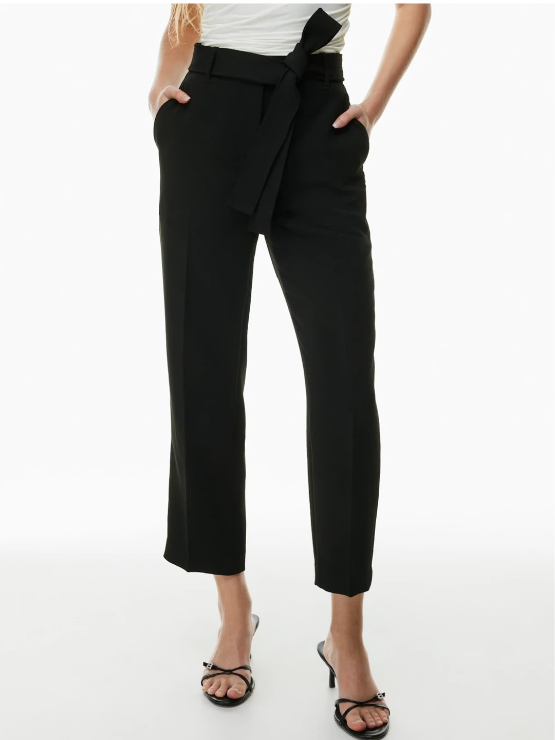 Wilfred Tie Front Pants Cropped (size 10) - photo 2