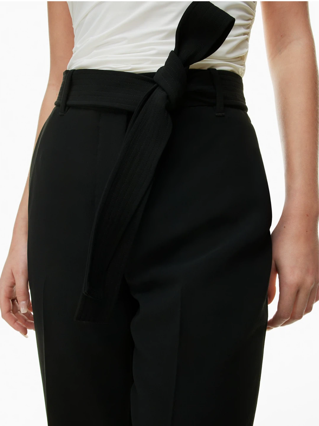 Wilfred Tie Front Pants Cropped (size 10) - photo 4