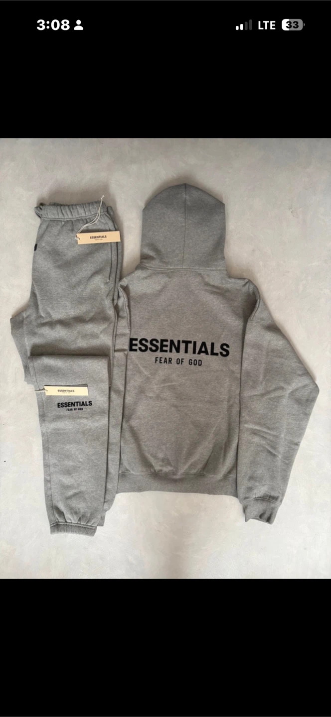 **Full Set**Essentials Hoodie and Sweatpants Set - photo 2