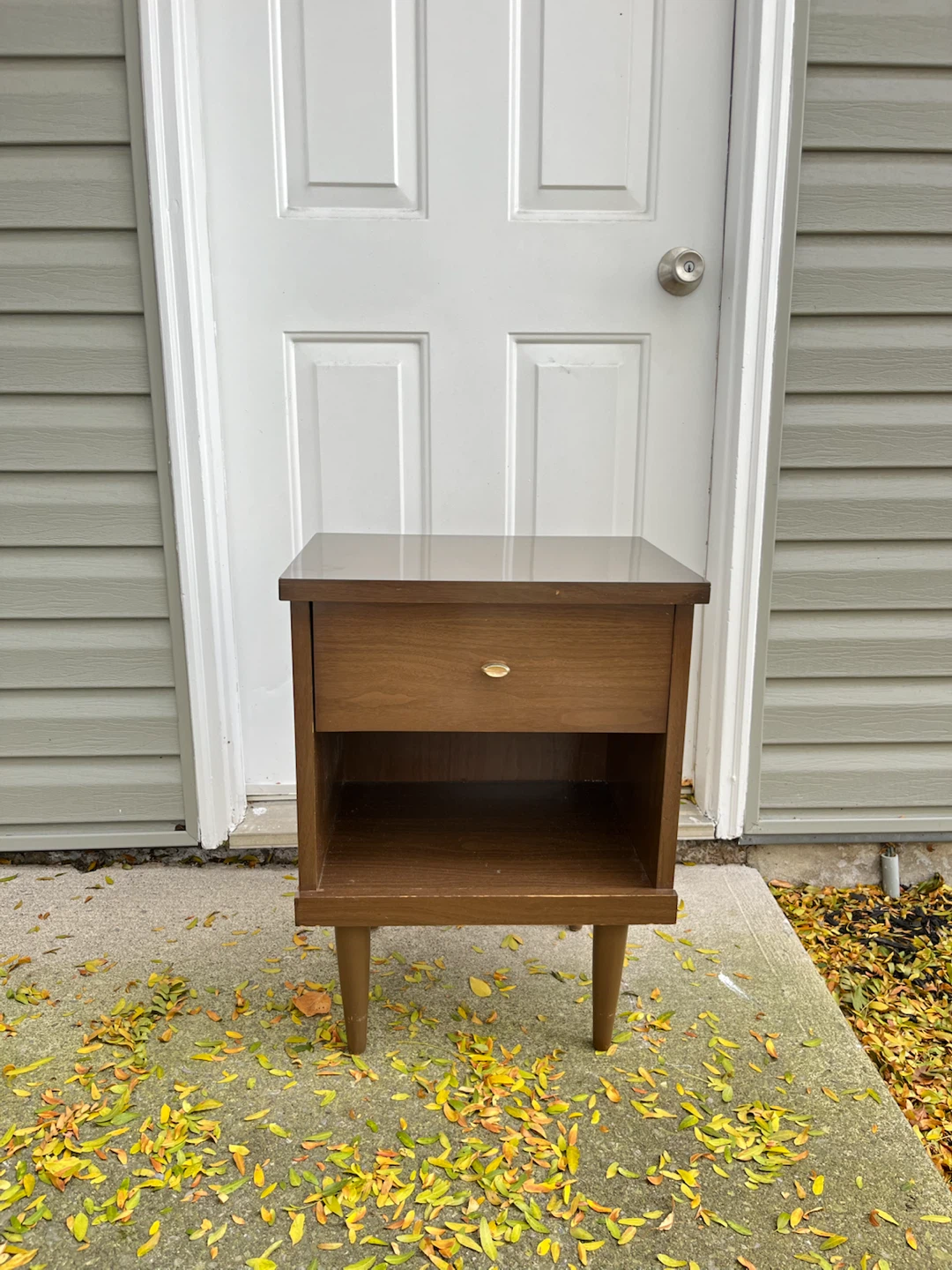 MCM Walnut Nightstand / End Table (Made in Canada) - photo 2