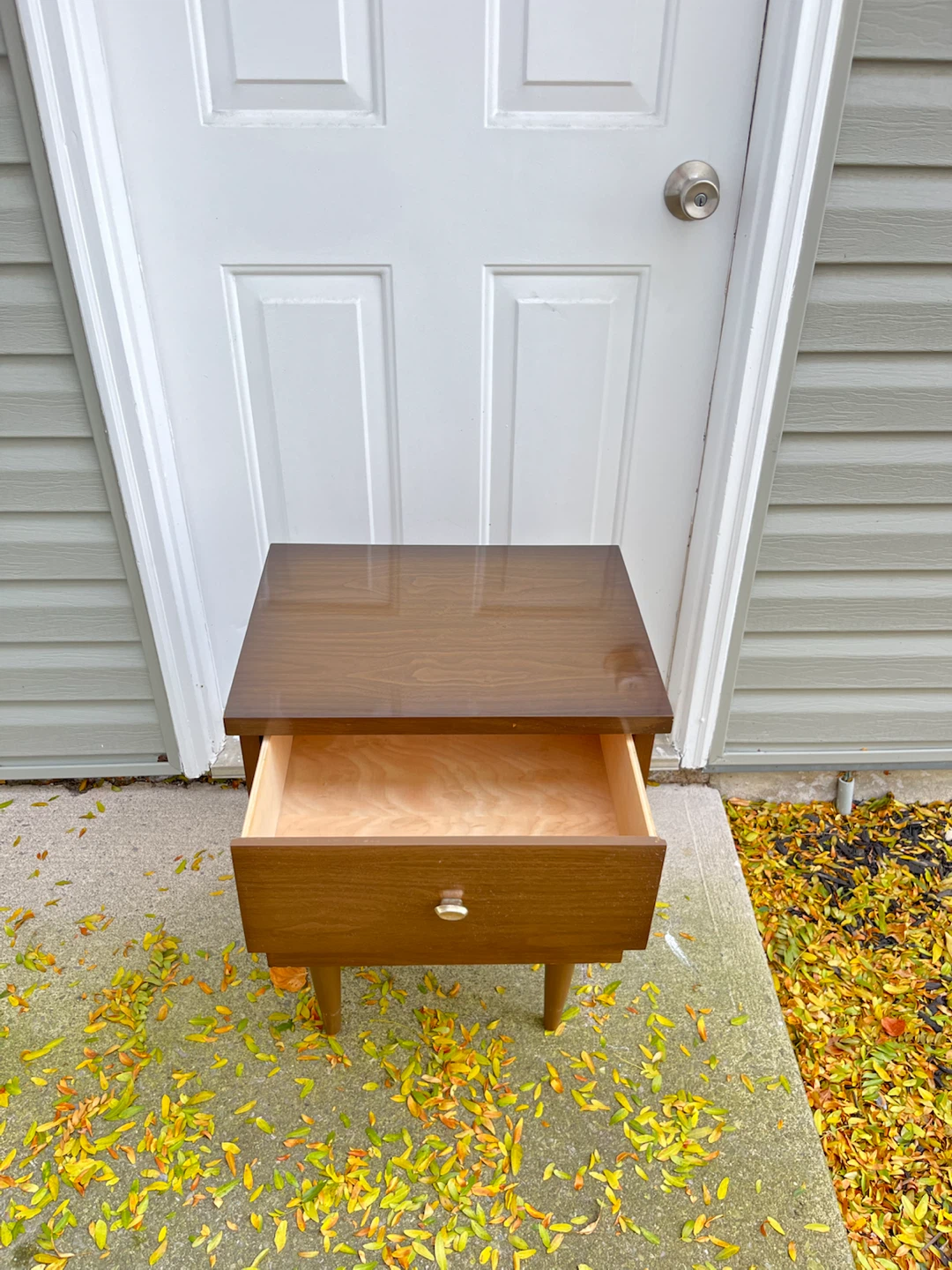 MCM Walnut Nightstand / End Table (Made in Canada) - photo 3
