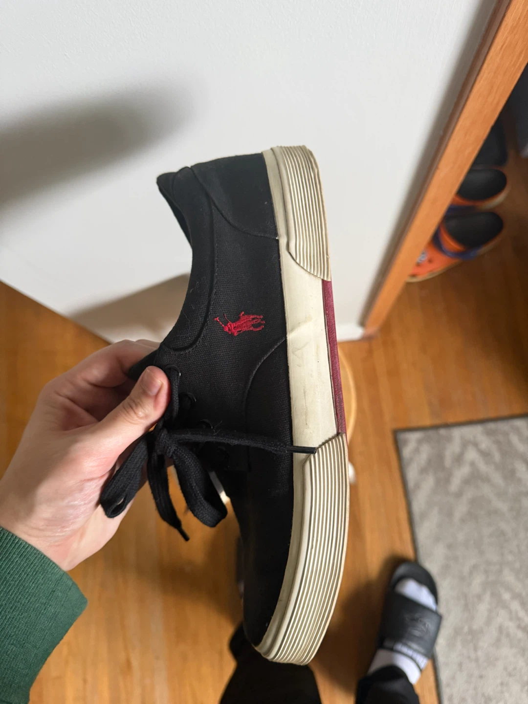 Polo Ralph Lauren Black Canvas Sneakers - photo 2