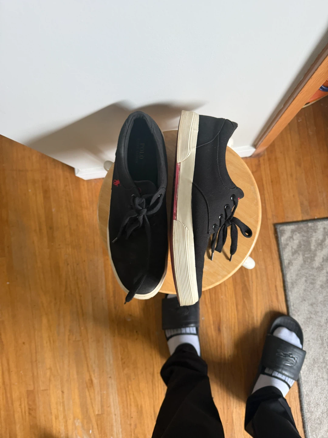 Polo Ralph Lauren Black Canvas Sneakers - photo 3