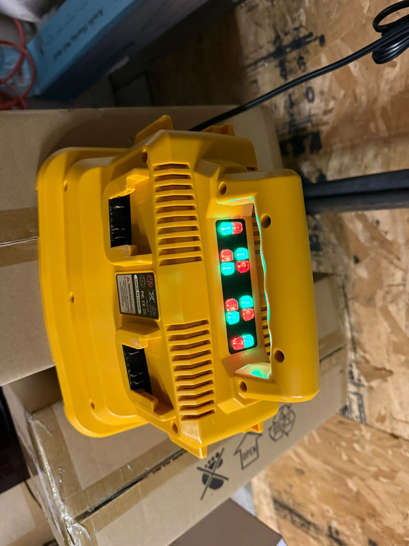 6-Port Battery Charger for Dewalt 20v 60v