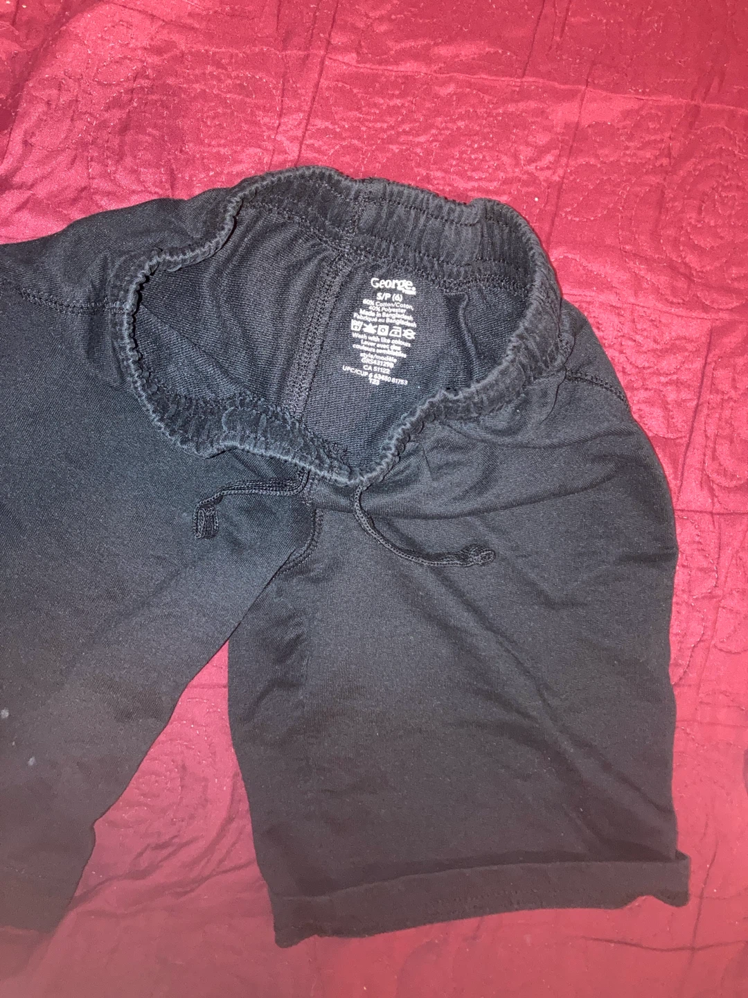 George Kids Black Shorts