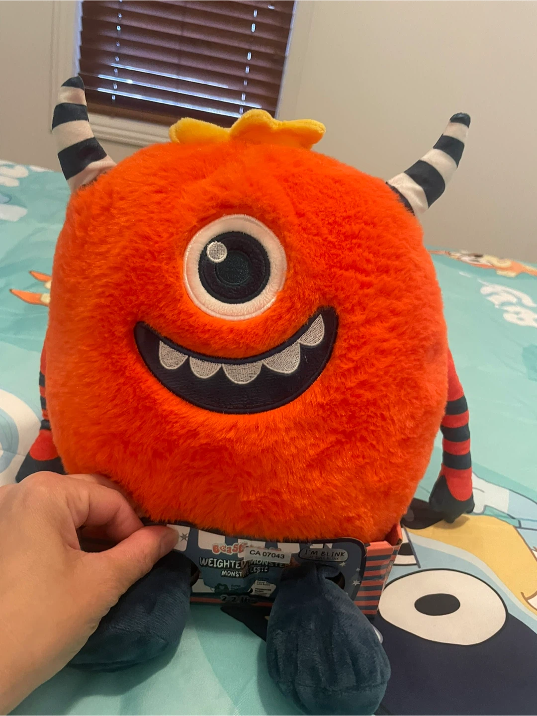 Beastie Buds Weighted Monster Plush - Blink
