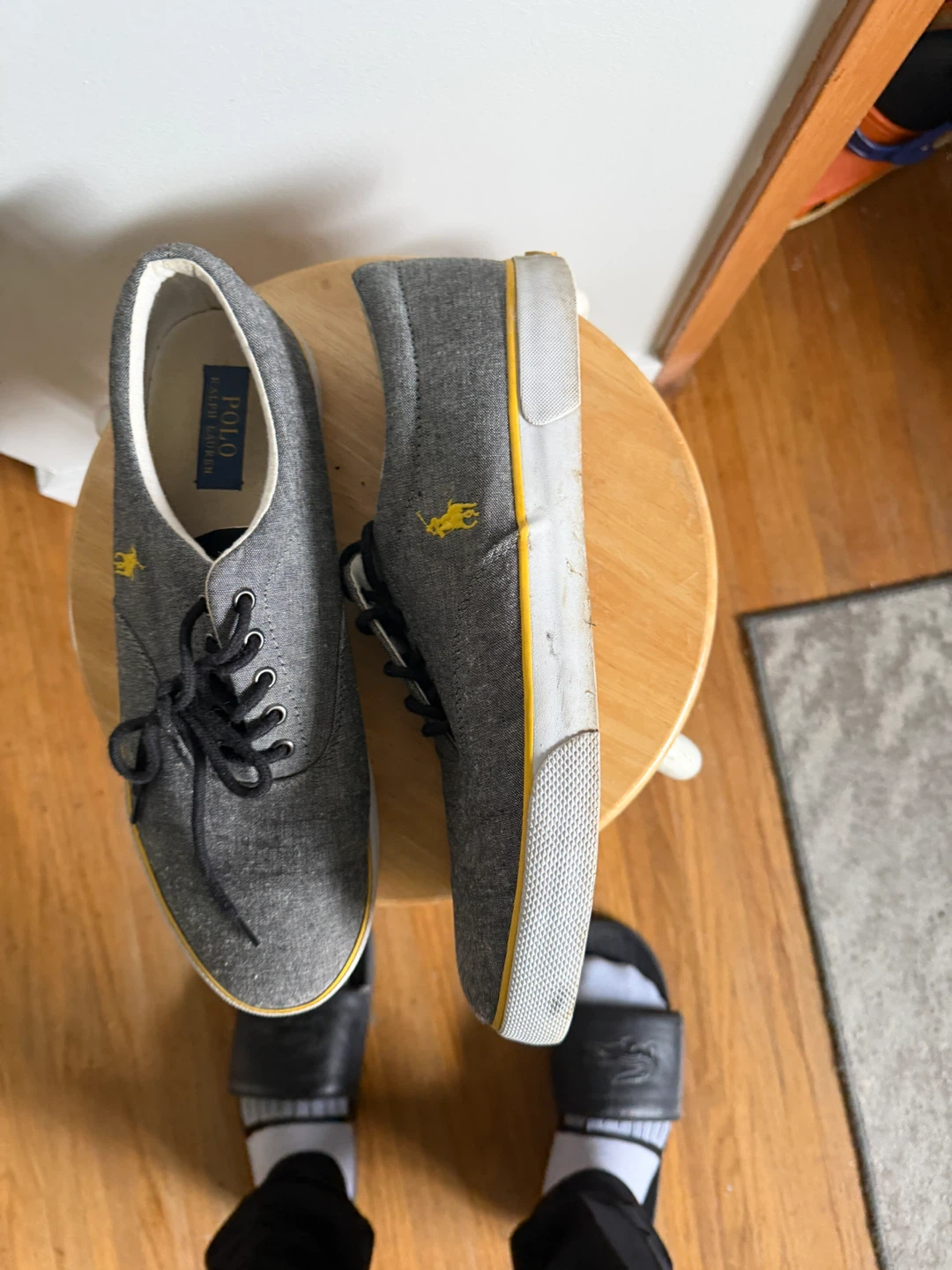 Polo Ralph Lauren grey sneakers - photo 2