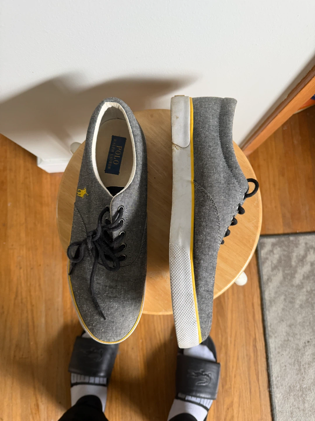 Polo Ralph Lauren grey sneakers - photo 3