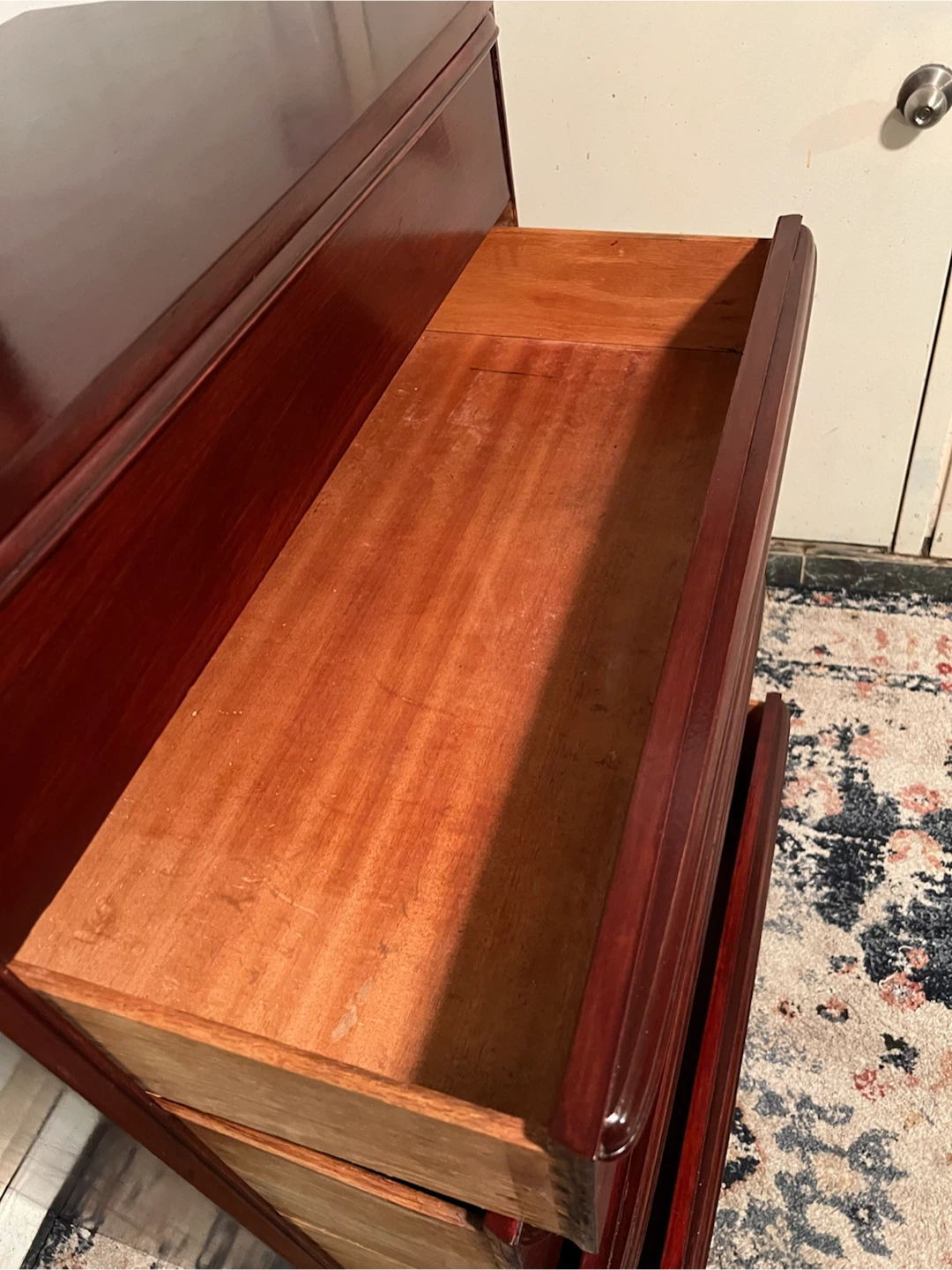 Beautiful Dark Cherry Wood 6-Drawer Dresser - Delivery Extra - photo 5
