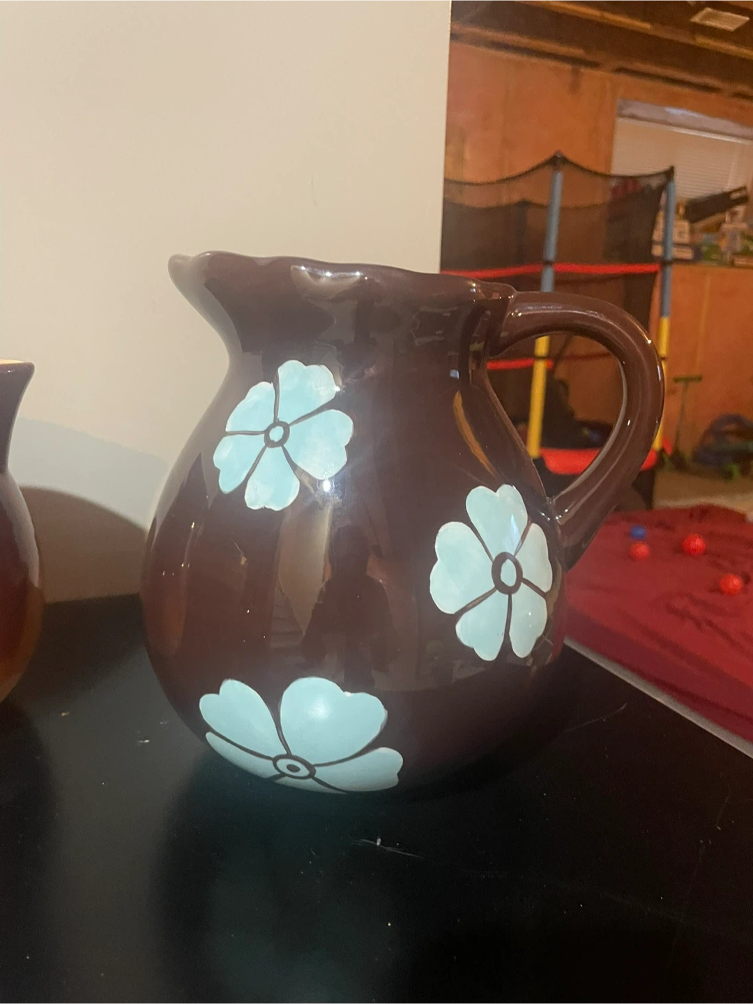 Ceramic Decorative Pitcher and Oval Planter Set - photo 2