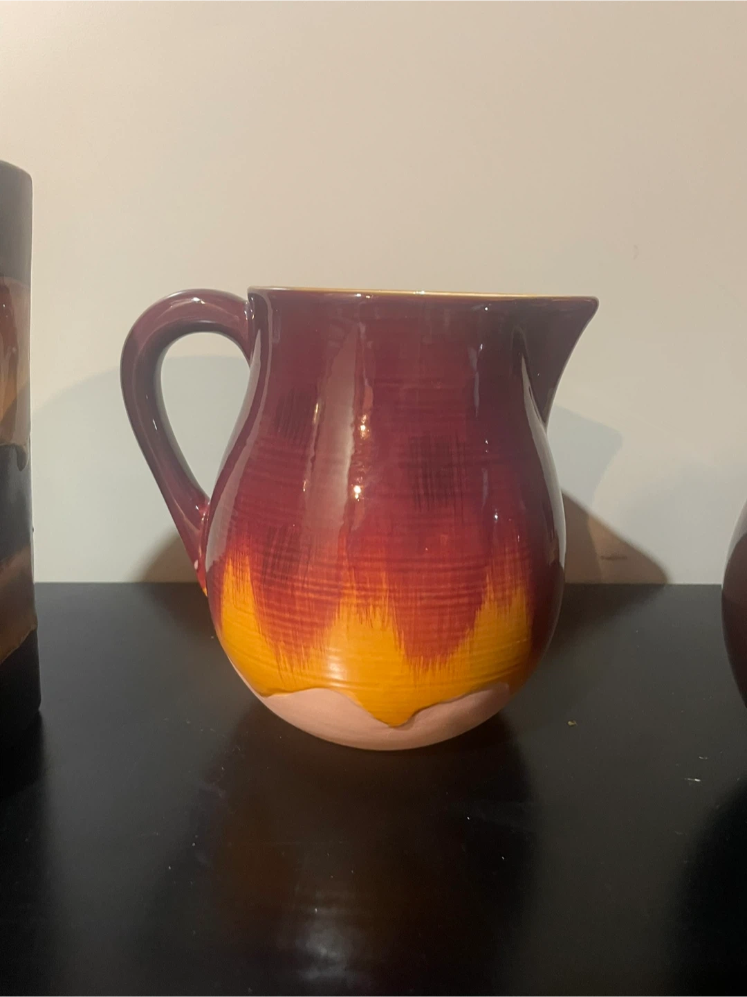 Ceramic Decorative Pitcher and Oval Planter Set - photo 3