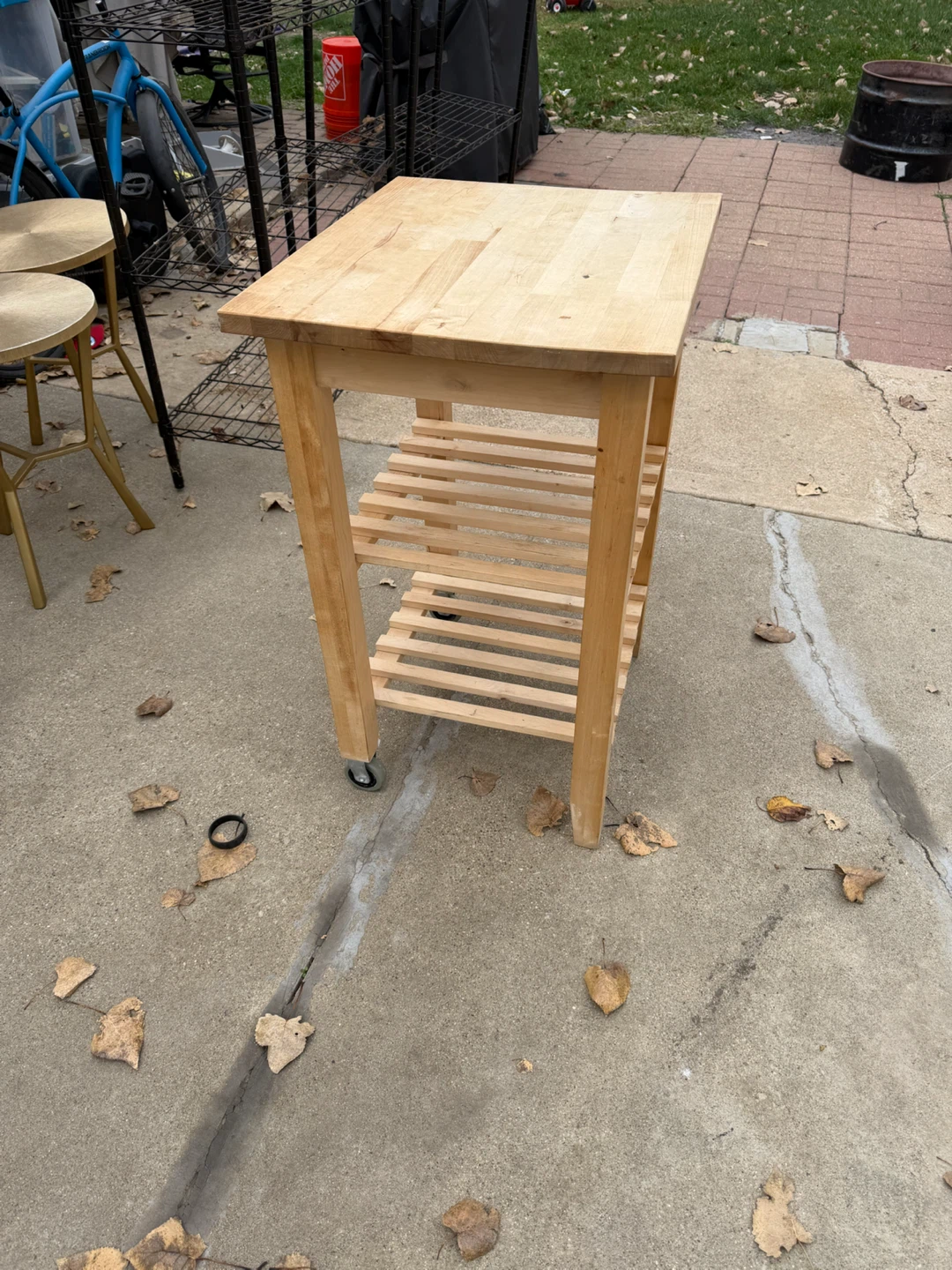 Wooden Kitchen Cart - photo 2