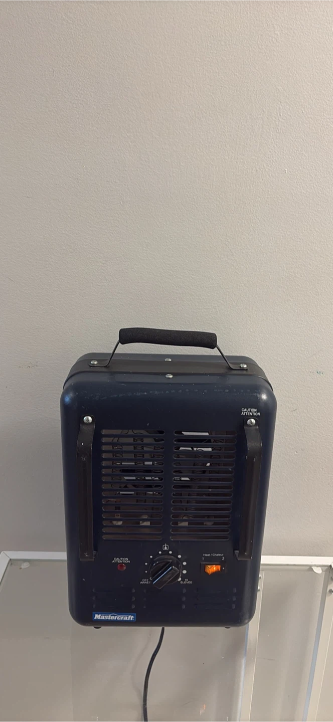 Mastercraft portable electric space heater