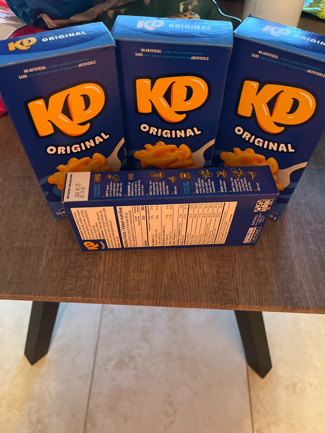 4 Boxes of KD Original Macaroni & Cheese