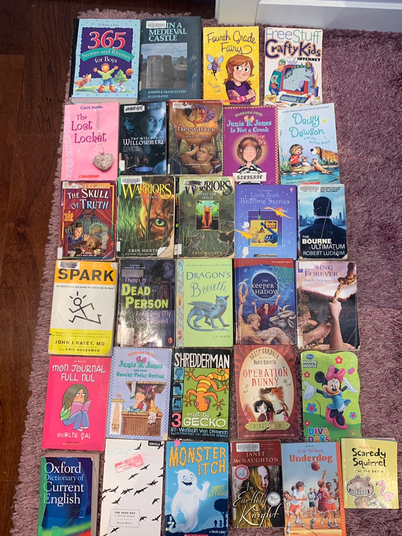Large collection of children and young adult books