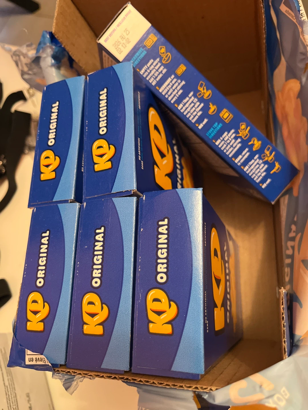 6 Boxes of KD Original Macaroni & Cheese
