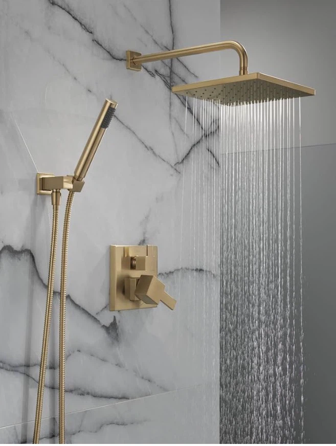 Delta 342701-CZ Modern 14 Series Square Shower System - photo 2