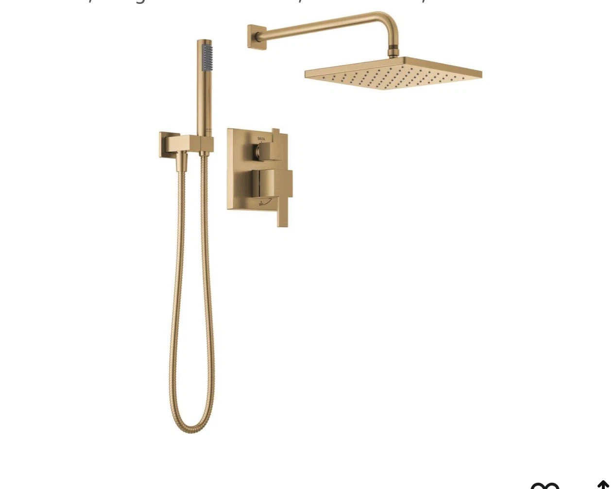 Delta 342701-CZ Modern 14 Series Square Shower System - photo 3