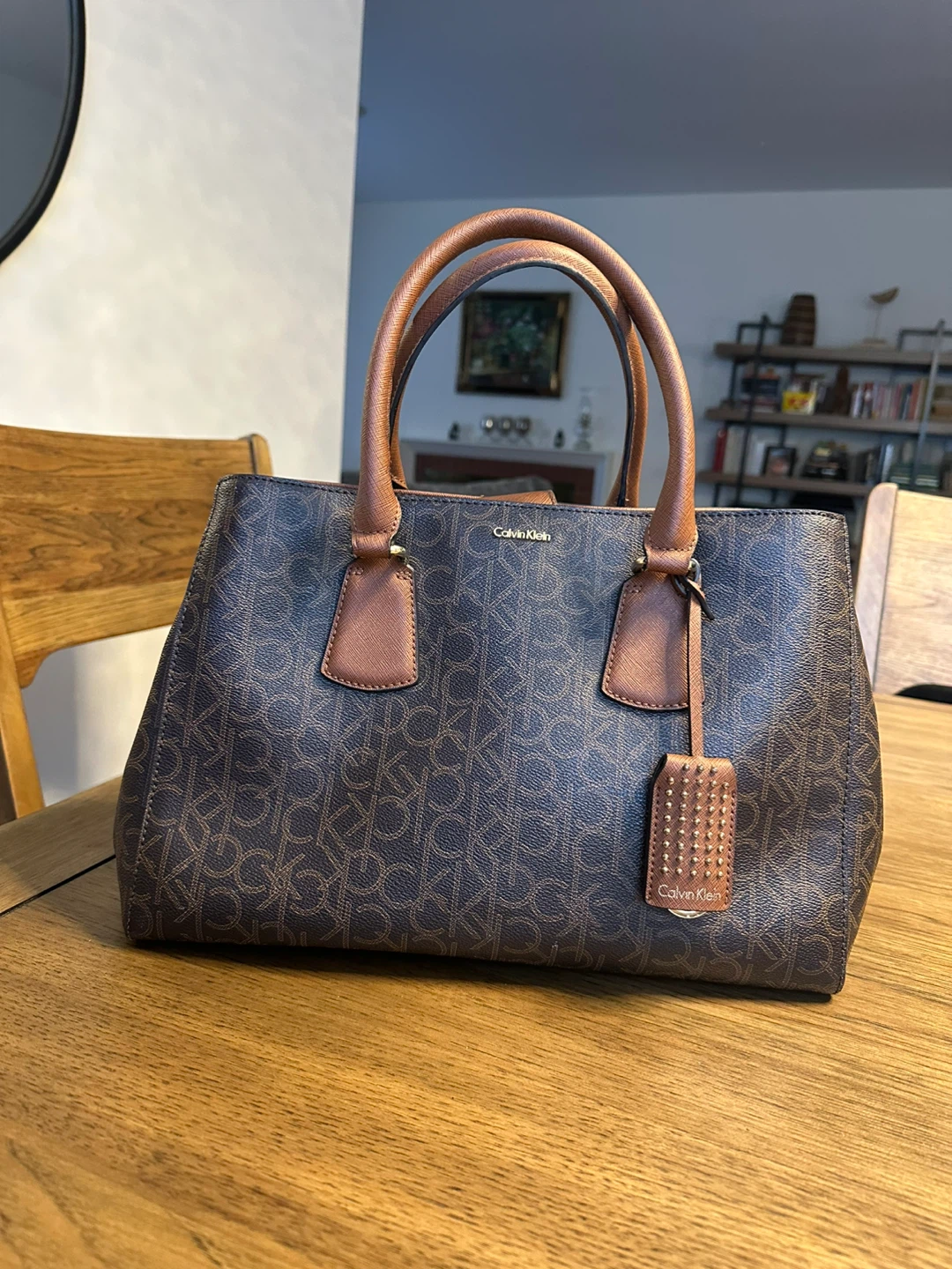 Calvin Klein Monogram Tote Bag
